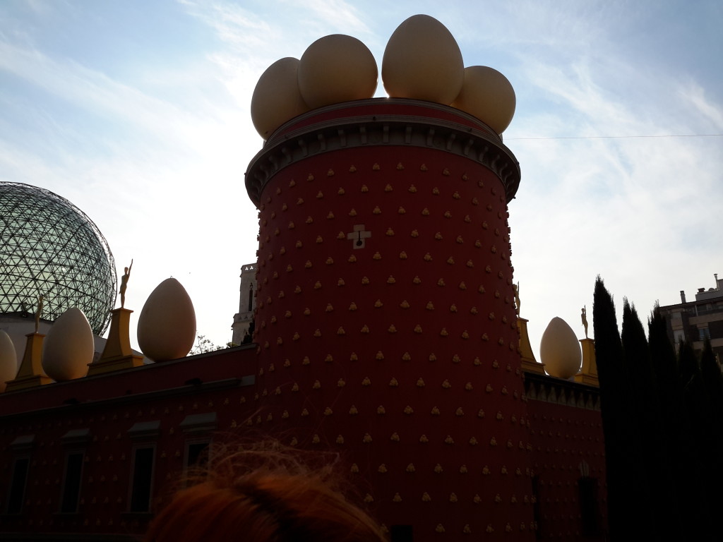 Exterior del Museu Dalí, a Figueres, Girona.