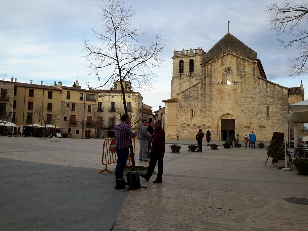 Plaza Mayor de Besalú, Girona.
