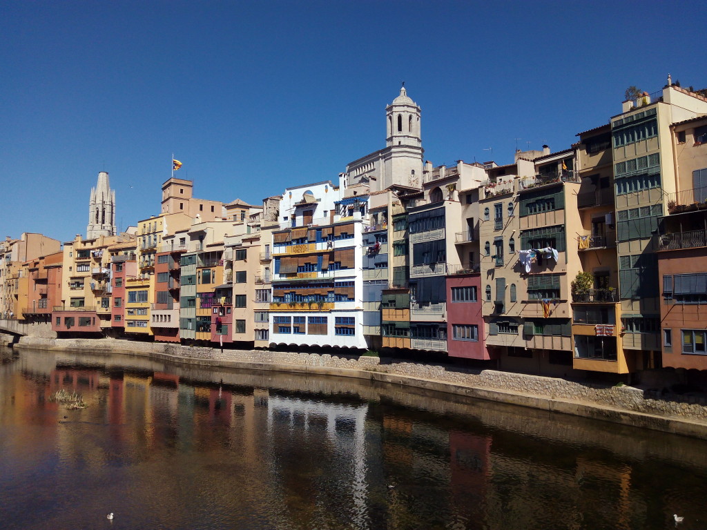 Riu Onyar a Girona.