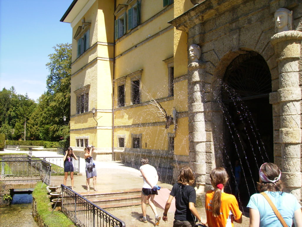 Palacio de Hellbrunn y Juegos de Agua de Salzburgo, Austria.