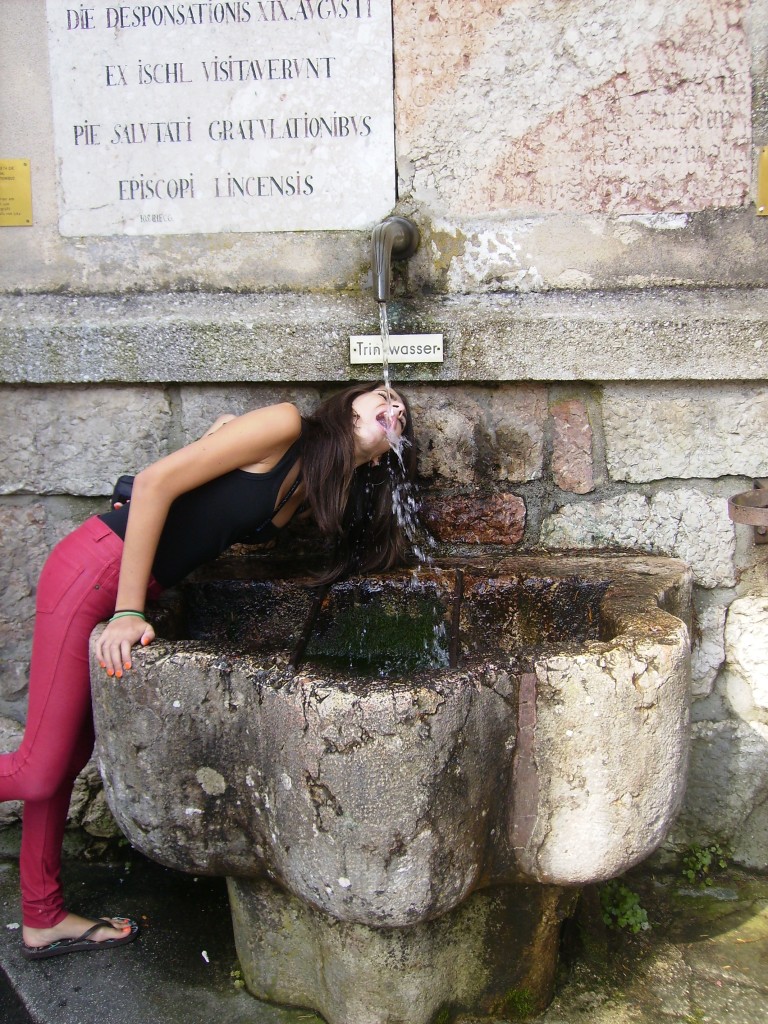 Fuente donde bebió Sissí Emperatriz.