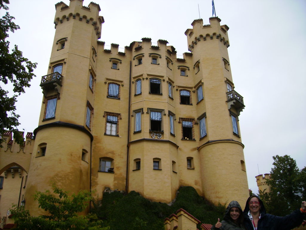Castillo de Hohenschwangau, otro de los castillos del Rey Loco, en Alemania.