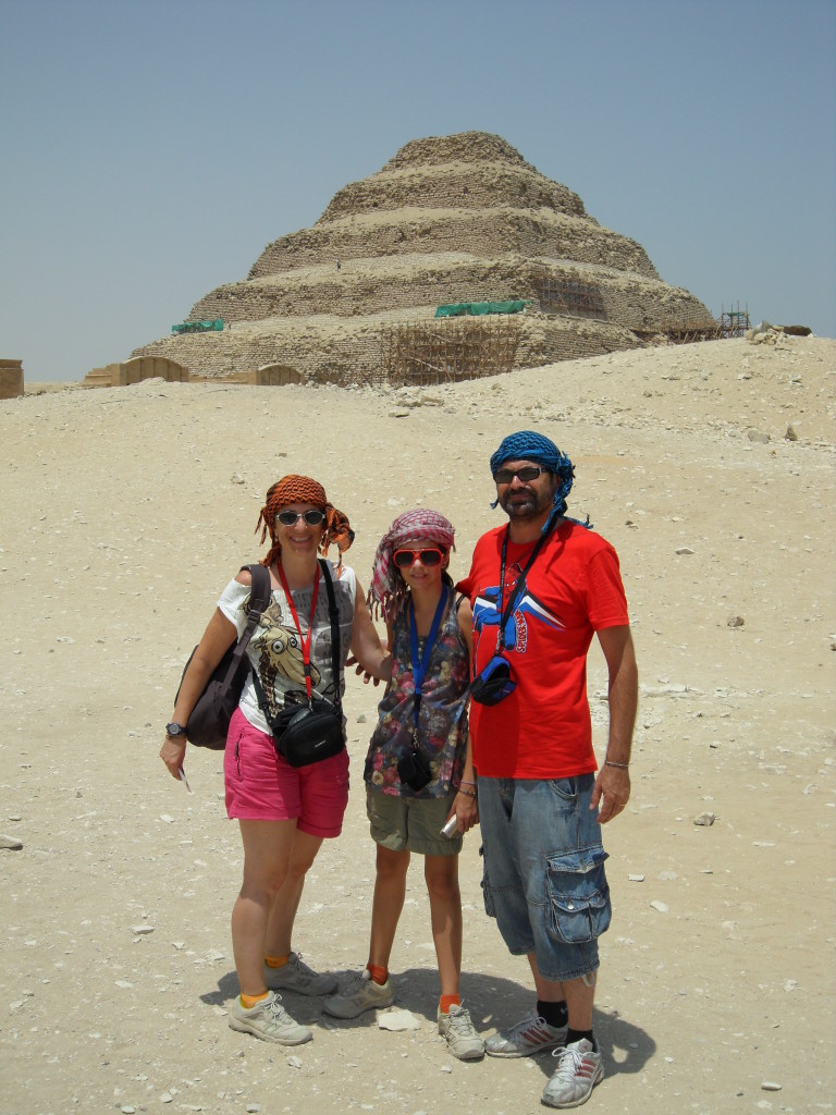 Pirámide escalonada de Saqqara.