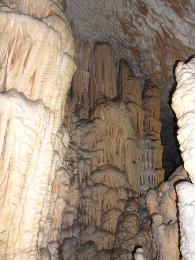 Interior de las Cuevas de Postojna, en Eslovenia.