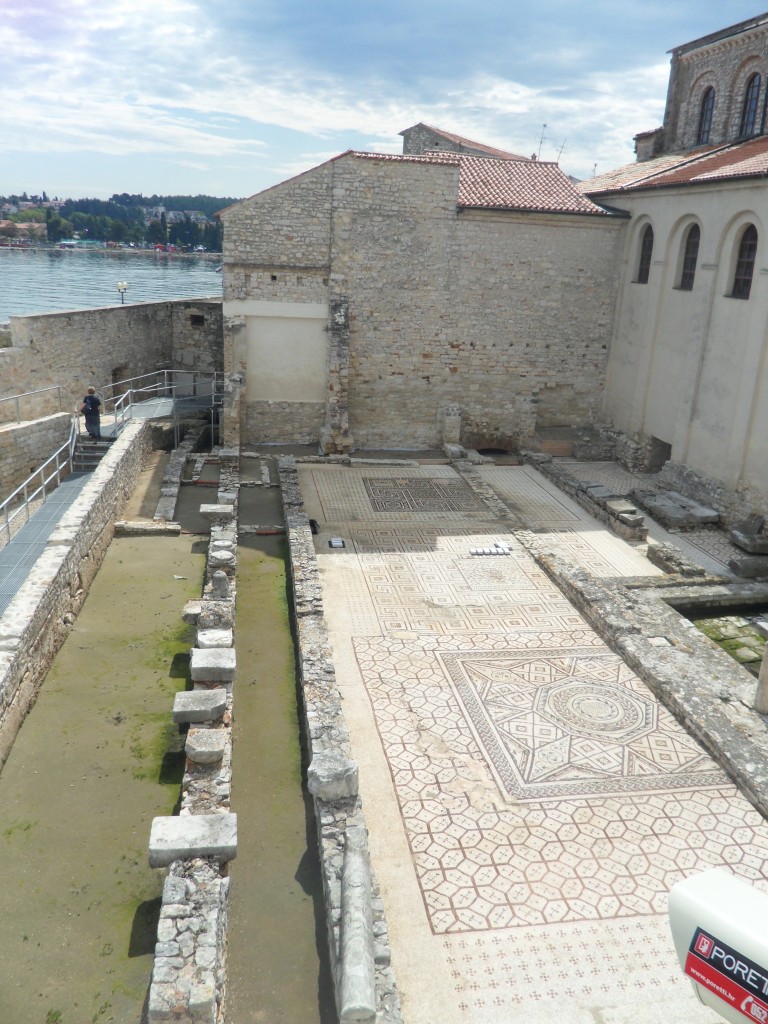 Mosaicos en la Basílica de San Eufrasio, Porec.