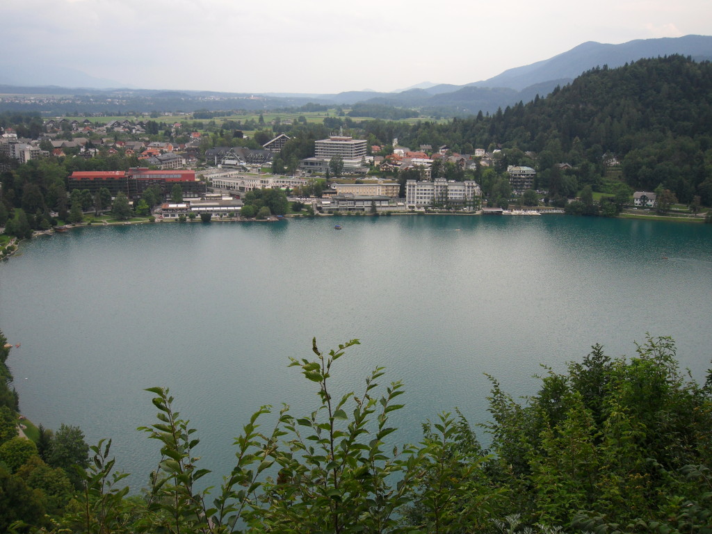 Vistas del Lago Bled, desde el Castillo.