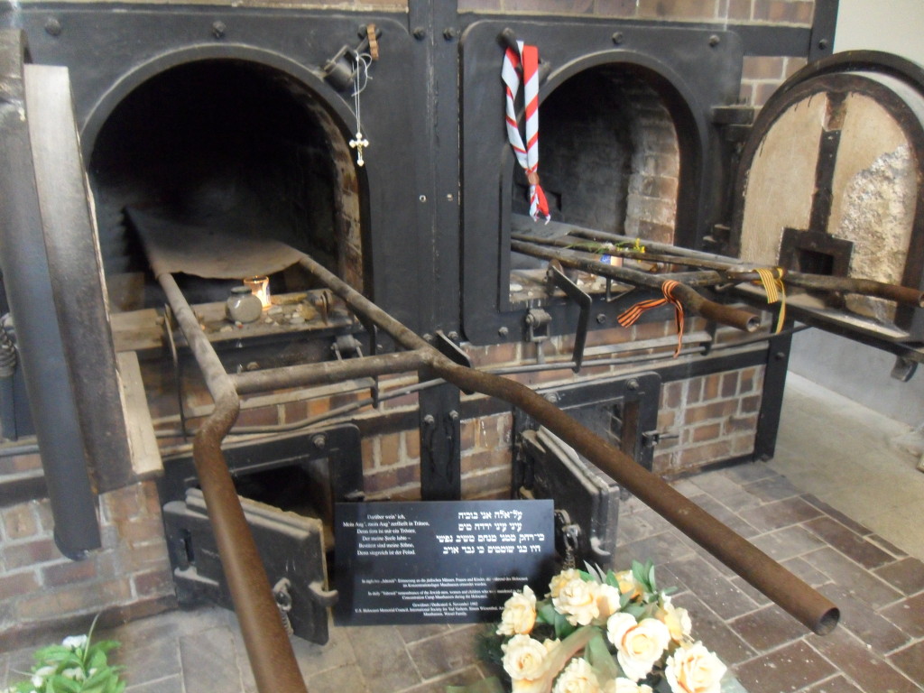 Hornos crematorios en Mauhausen, Austria.