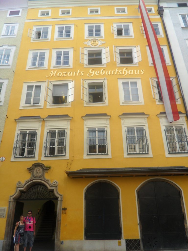 Casa de Mozart en Salzburgo, Austria.