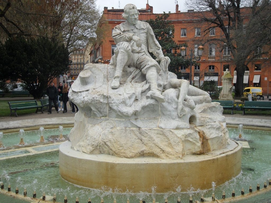 Plaça Jean Pierre Goudouli a Toulouse, França.