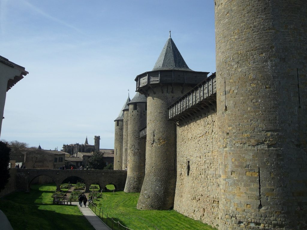 La Cité Medieval a Carcassonne, França.