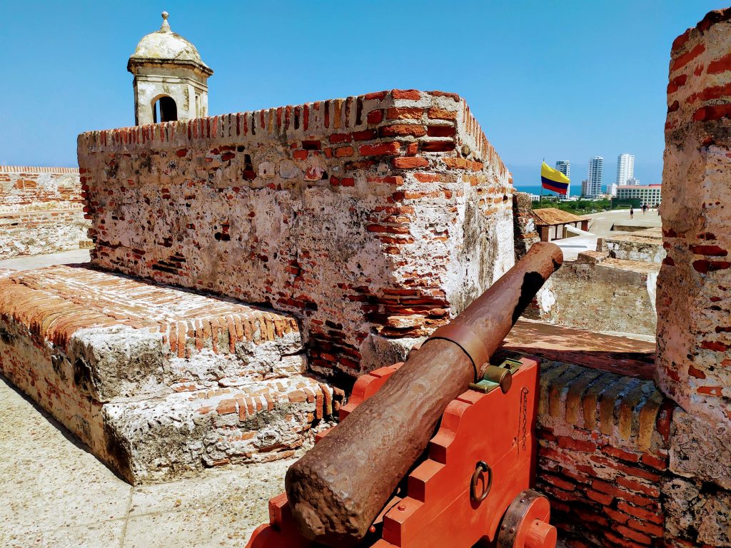 Castillo de San Felipe en Cartagena, Colombia.