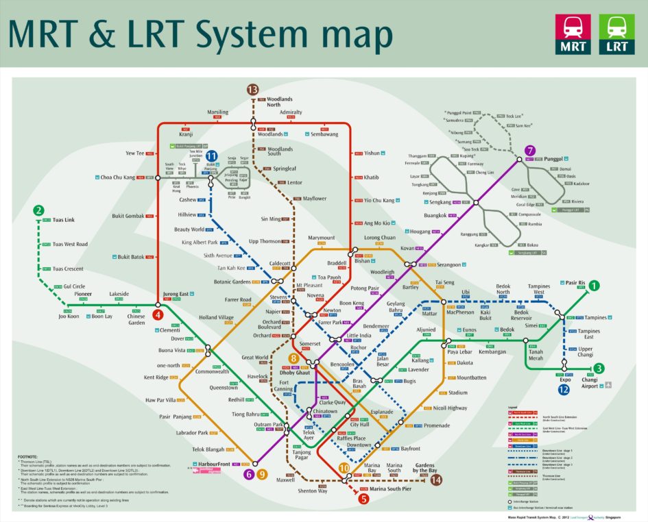Mapa Metro Singapur 945x762 