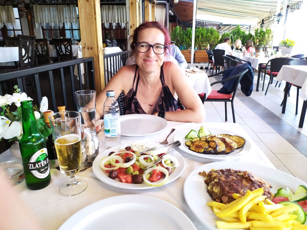 Restaurante Dalna en Ohrid, Macedonia.