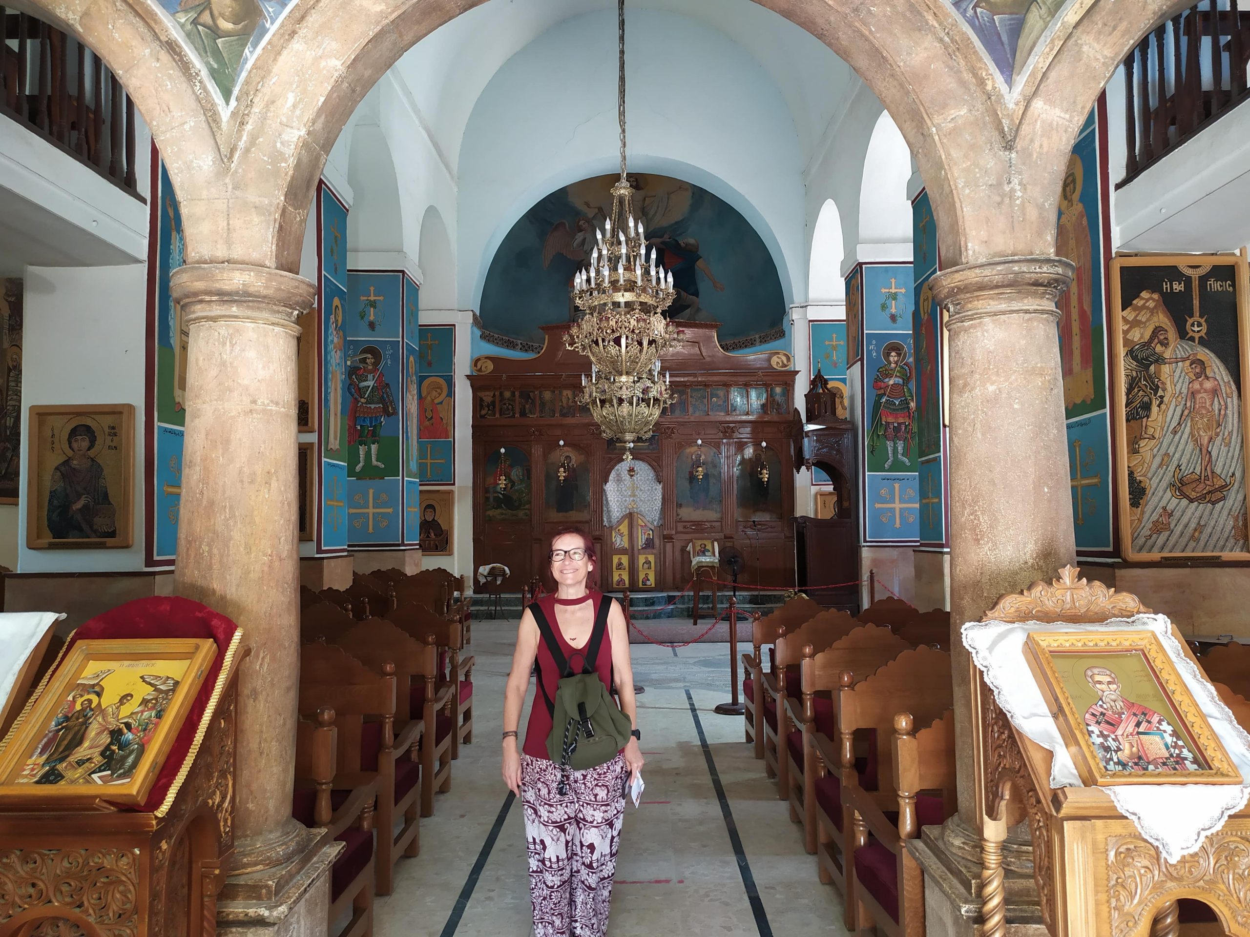 Iglesia de San Jorge, Madaba, Jordania.
