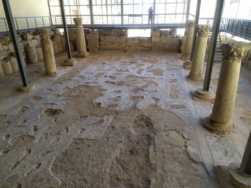 Parque arqueológico 2 de Madaba, Jordania.