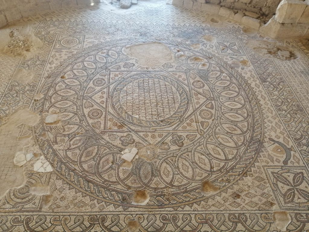 Parque arqueológico 1 de Madaba, Jordania.
